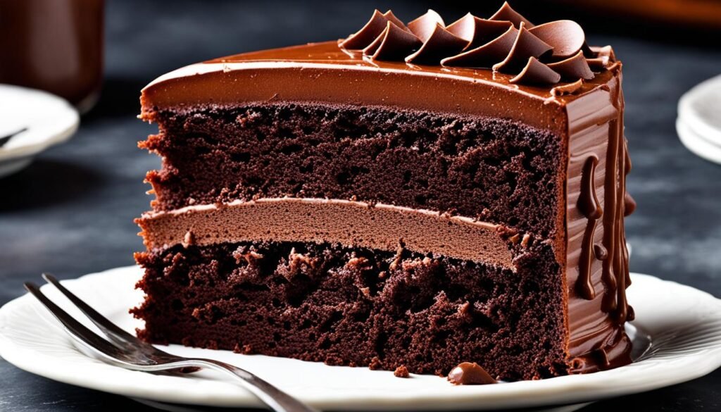 Bolo de chocolate cremoso