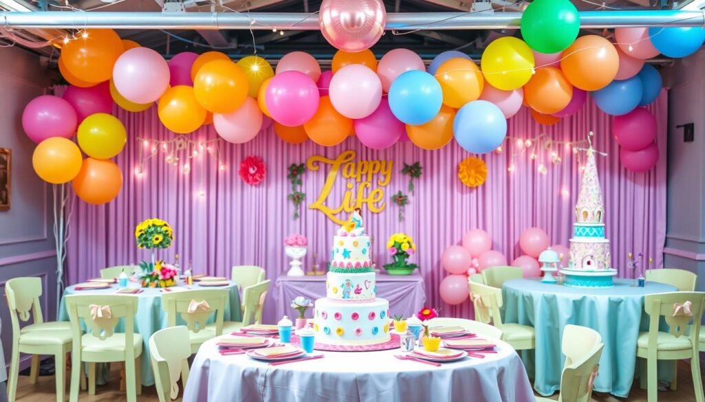 Tendências de decoração de festa