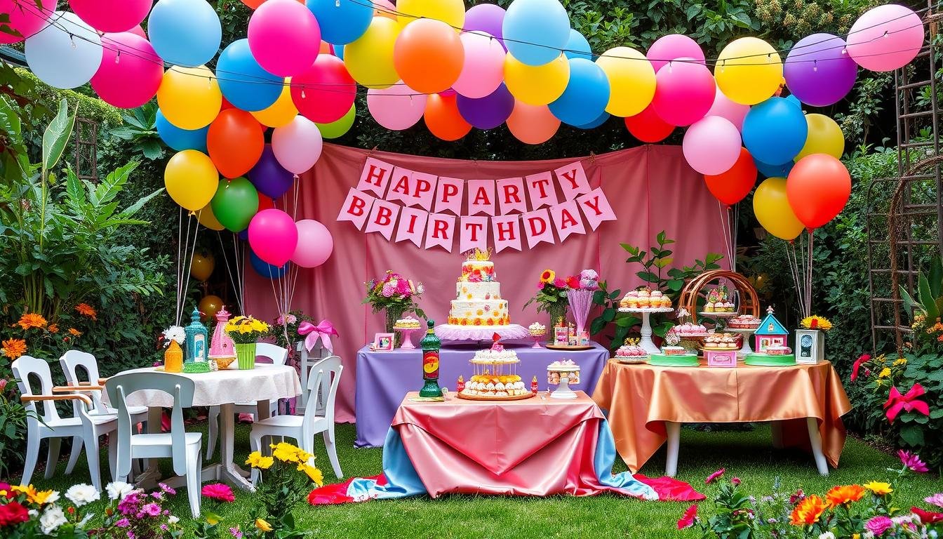 decoração de festa