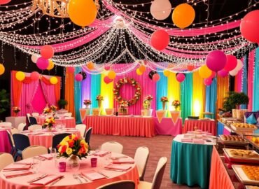 decoração de festa
