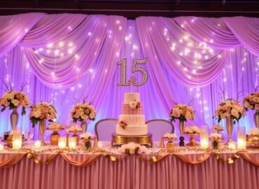 decoração de festa de 15 anos