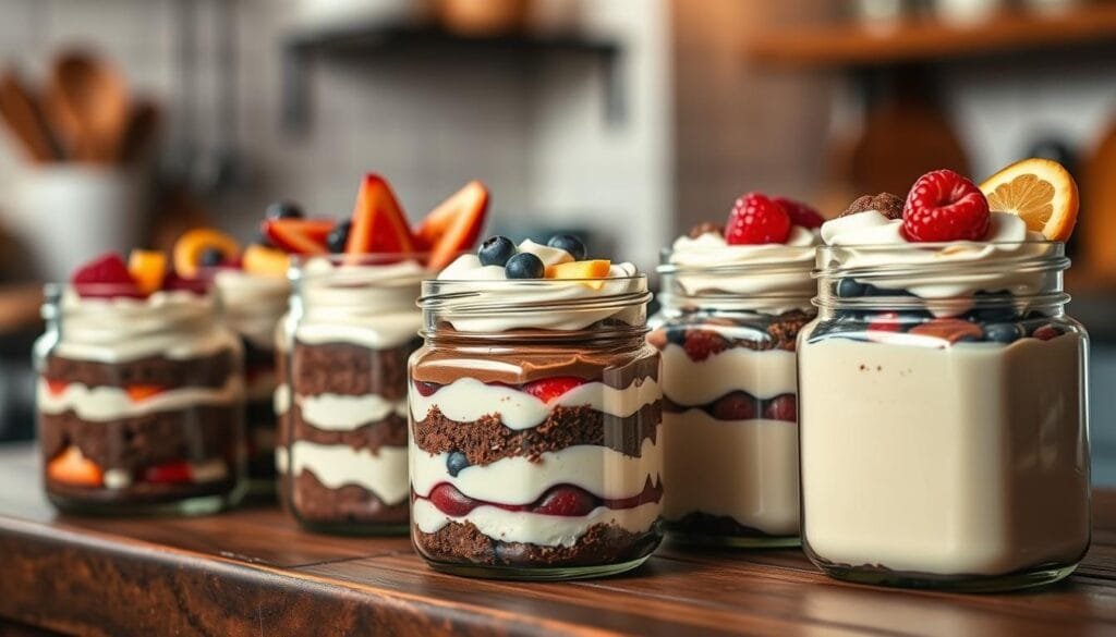 receitas de bolos em potes