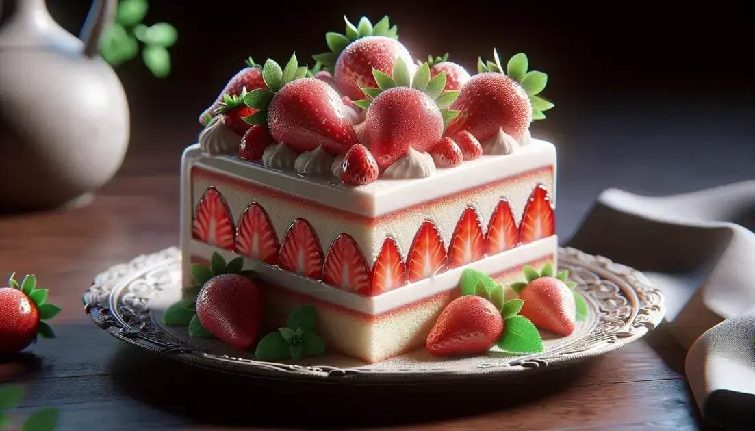 Bolo de morango: a sobremesa perfeita para qualquer ocasião